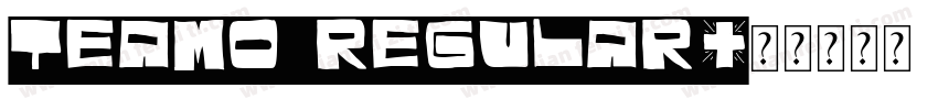 TEAmo Regular字体转换